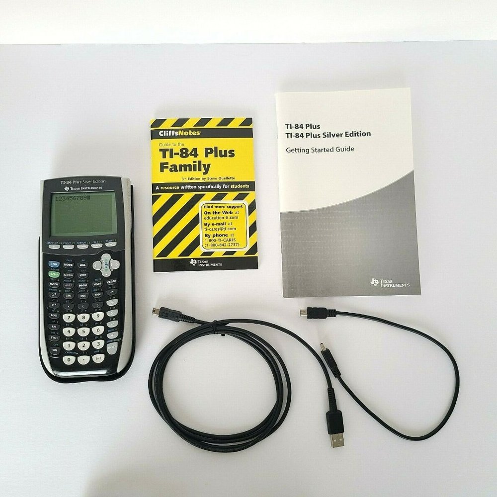Texas Instruments TI-84 Plus Silver Ed Calculator - Picture 3 of 5